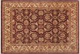 Shabby Chic Ziegler Florenti Brown Beige Hand-Knotted Wool Rug - 8'9'' x 11'10''