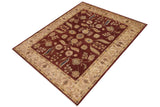 handmade Traditional Kafkaz Chobi Ziegler Sienna Tan Hand Knotted RECTANGLE 100% WOOL area rug 9 x 11