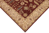 handmade Traditional Kafkaz Chobi Ziegler Sienna Tan Hand Knotted RECTANGLE 100% WOOL area rug 9 x 11