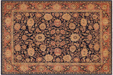 handmade Traditional Kafkaz Chobi Ziegler Blue Salmon Hand Knotted RECTANGLE 100% WOOL area rug 9 x 12