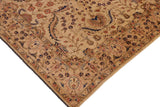 handmade Traditional Kafkaz Chobi Ziegler Beige Tan Hand Knotted RECTANGLE 100% WOOL area rug 9 x 12