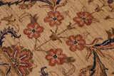 handmade Traditional Kafkaz Chobi Ziegler Beige Tan Hand Knotted RECTANGLE 100% WOOL area rug 9 x 12