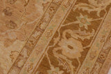 handmade Traditional Kafkaz Chobi Ziegler Tan Gold Hand Knotted RECTANGLE 100% WOOL area rug 9 x 12