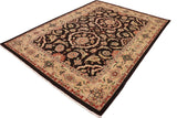 handmade Traditional Kafkaz Chobi Ziegler Brown Tan Hand Knotted RECTANGLE 100% WOOL area rug 9 x 12