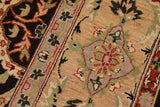 handmade Traditional Kafkaz Chobi Ziegler Brown Tan Hand Knotted RECTANGLE 100% WOOL area rug 9 x 12