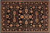 Classic Ziegler Allegra Black Aubergine Hand-Knotted Wool Rug - 8'3'' x 11'3''