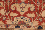 handmade Traditional Kafkaz Chobi Ziegler Rust Drk. Blue Hand Knotted RECTANGLE 100% WOOL area rug 10 x 14