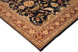 handmade Traditional Kafkaz Chobi Ziegler Blue Red Hand Knotted RECTANGLE 100% WOOL area rug 10 x 14