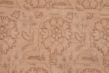handmade Transitional Kafkaz Chobi Ziegler Tan Brown Hand Knotted RECTANGLE 100% WOOL area rug 6 x 9