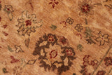 handmade Traditional Kafkaz Chobi Ziegler Tan Beige Hand Knotted RECTANGLE 100% WOOL area rug 6 x 9