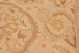 handmade Traditional Kafkaz Chobi Ziegler Beige Brown Hand Knotted RECTANGLE 100% WOOL area rug 6 x 9