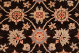 handmade Transitional Kafkaz Chobi Ziegler Brown Beige Hand Knotted RECTANGLE 100% WOOL area rug 8 x 10