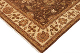 handmade Traditional Kafkaz Chobi Ziegler Brown Beige Hand Knotted RECTANGLE 100% WOOL area rug 9 x 12