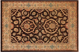 Classic Ziegler Lillian Brown Tan Hand-Knotted Wool Rug - 8'11'' x 11'9''